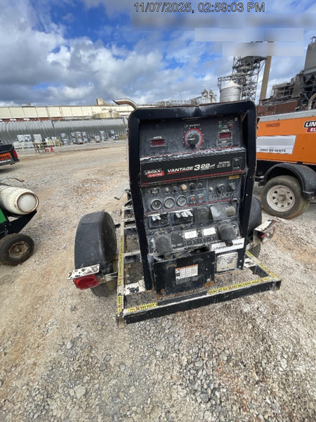 2021 Lincoln Electric Vantage 322 Vantage 322 Ready Pak 3 w/ Decals, ORANGE (includes trailer, cable rack, fender light kit) NO Telematics