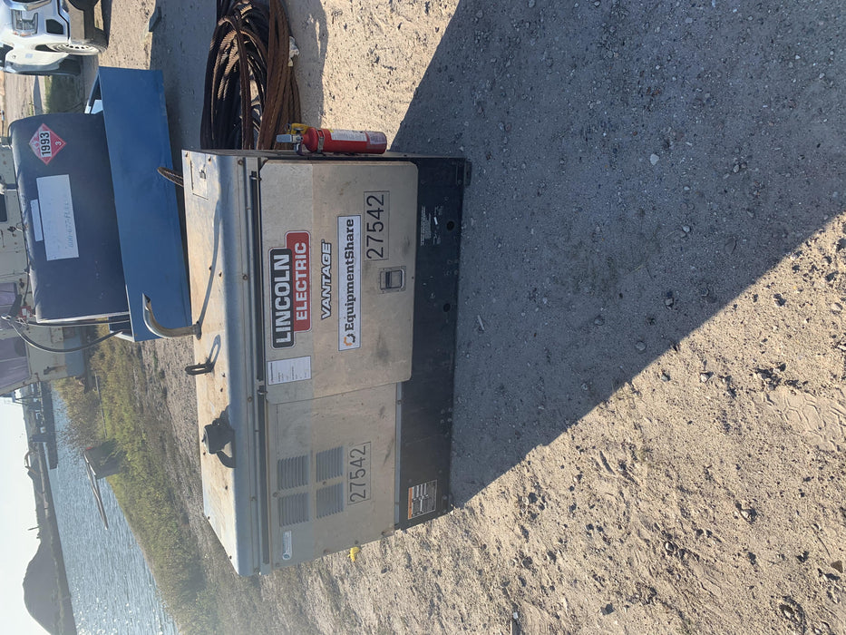 2019 Lincoln Electric Vantage 322 Lincoln Vantage 322 Welder w/Trailer, Light Kit, Cable Rack