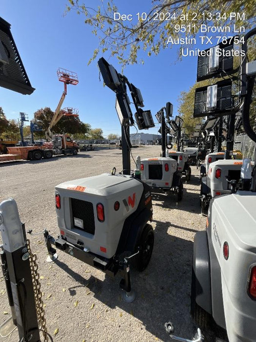 2024 Wacker Neuson LTT4 Diesel, Kohler KDW702, Deep Sea Controller, Auto Start, LED 320W, Bypass Outlet, T3