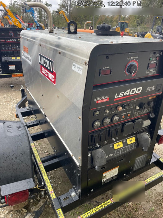 2024 Lincoln Electric LE400 Kubota V1505, Trlr, Cable Rack, Light Kit, ES Decals, T3