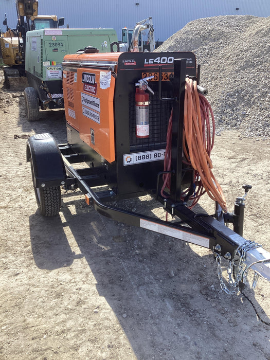 2022 Lincoln Electric LE400 Kubota V1505, Trlr, Cable Rack, Light Kit, ES Decals, T3