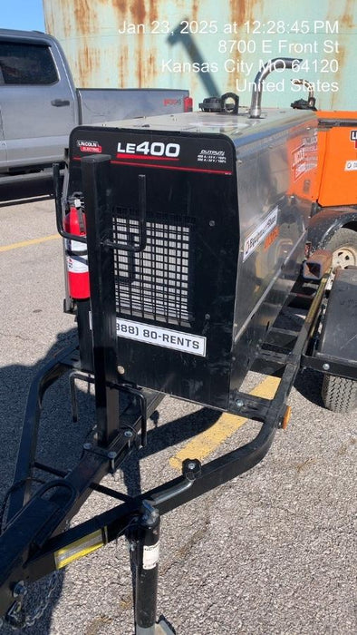 2024 Lincoln Electric LE400 Kubota V1505, Trlr, Cable Rack, Light Kit, ES Decals, T3