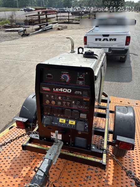 2024 Lincoln Electric LE400 Kubota V1505, Trlr, Cable Rack, Light Kit, ES Decals, T3