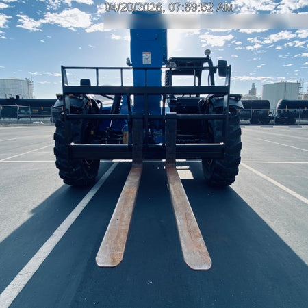2019 Genie GTH-636 Canopy, Solid RT Tires, LED Work Lights, Beacon 60" QA Carriage, 48" Forks