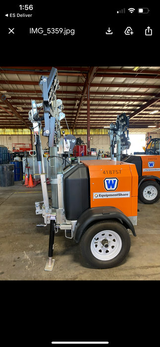 2024 Wanco WLTT-4MM4K Diesel, Deep Sea Controller, Shore Power Plug, Auto Start, (4) 350W LED Floodlights, 4kW Generator, 60 Gal Fuel Tank, 2" Ball, T3