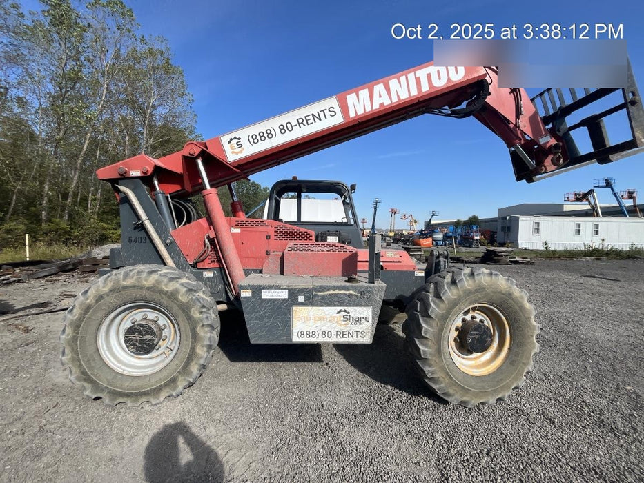 2017 Manitou 12042 Manitou MTA 12042, Solid Tires, 66" Carriage, Open ROPS, Flashing Beacon and Work Light Package