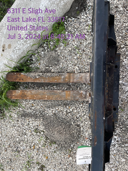 2023 BOBCAT 36" Mini Skid Steer Fork Carriage - Bobcat