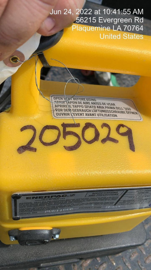 2021 ENERPAC PUD1100B