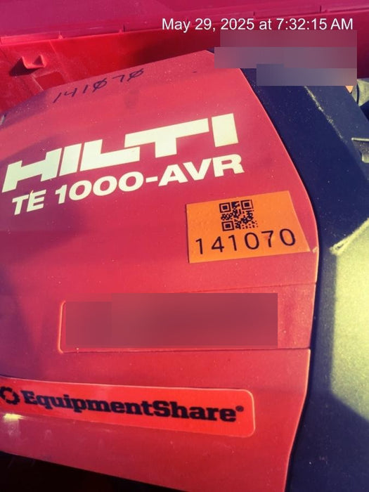 2021 HILTI TE 1000-AVR