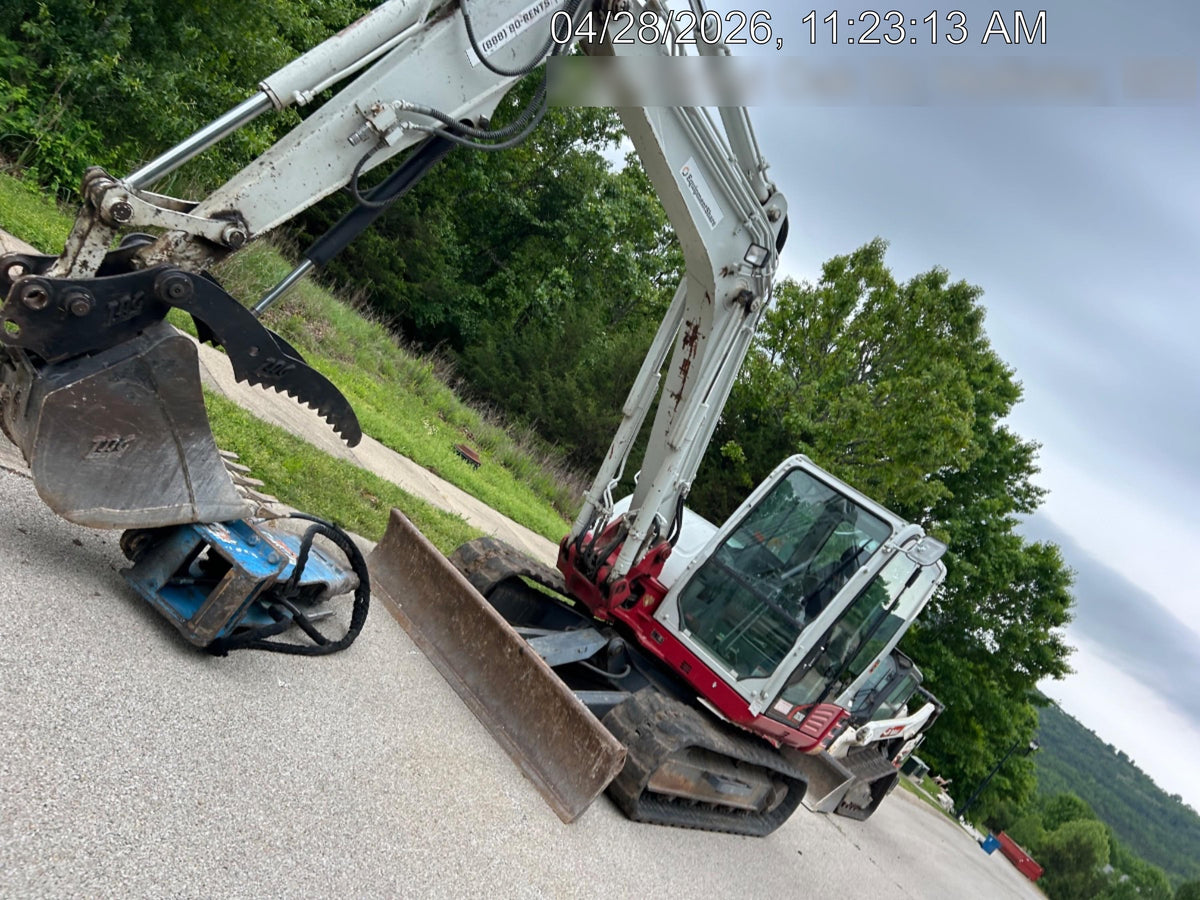 2019 Takeuchi TB290 Takeuchi TB290 Cab/Heat/AC w/Rubber Tracks, Auxiliary Hydraulics, Dozer Blade, Manual QC, 18/24/36" Buckets, Hydraulic Thumb Installed