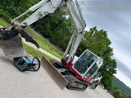 2019 Takeuchi TB290 Takeuchi TB290 Cab/Heat/AC w/Rubber Tracks, Auxiliary Hydraulics, Dozer Blade, Manual QC, 18/24/36" Buckets, Hydraulic Thumb Installed