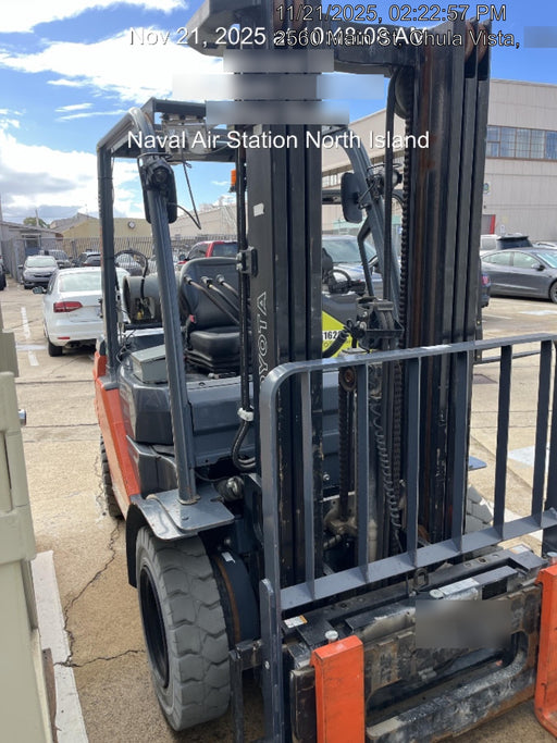 2022 TOYOTA 8FGU25 LP w/ Scale