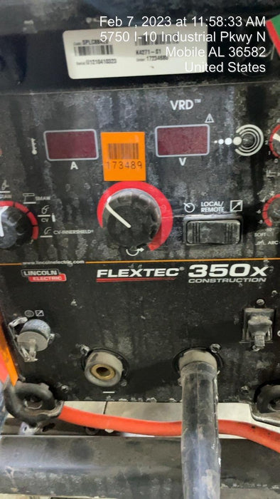 2021 LINCOLN ELECTRIC FLEXTEC 350X