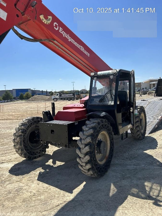 2019 Manitou MTA8044 74hp T4F, Cab/Heat/Air, Cab and Boom LED work lights, Auxiliary Hydraulics, Solid Tires, Amber strobe, Lift Hook 66" Carriage, 60" Forks