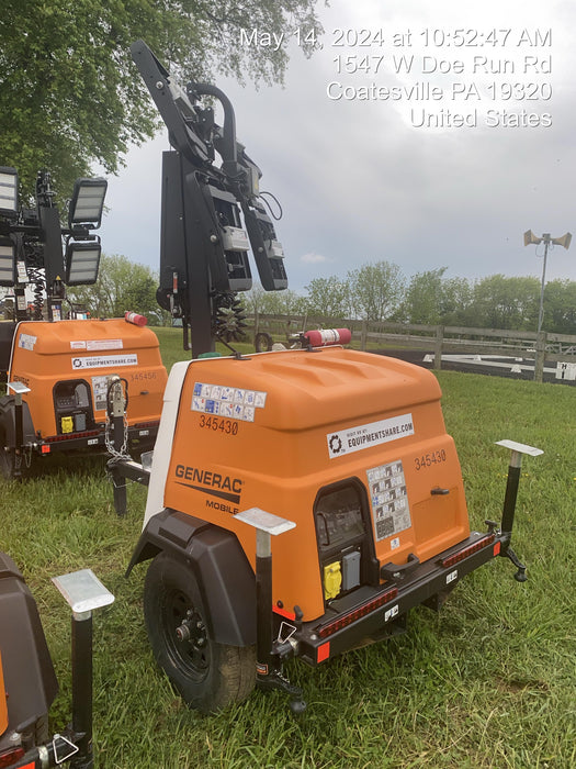 2023 Generac MLT2 Diesel, Flex Switch 120V Input, Powerzone Controller, (4) 320W LED Lights, 4kW Generator, 39.9 Gal Fuel Tank, 2" Ball, T3