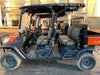 2022 Kubota RTV-X1140W-H Plastic Canopy, Windshield Acrylic Clear, LED Strobe Light, Wire Harness Kit, Back up Alarm