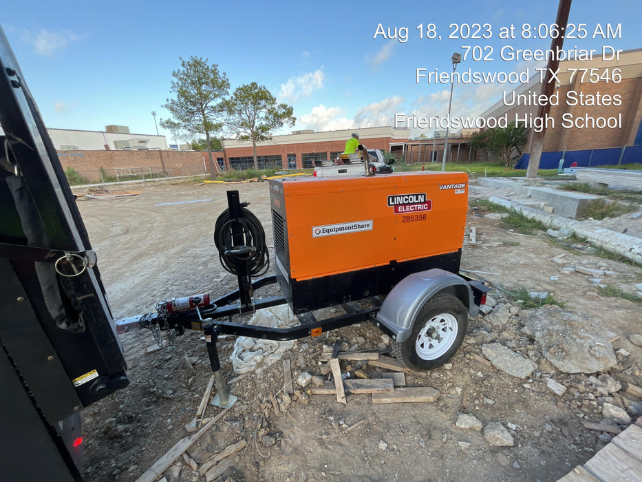 2022 Lincoln Electric LE400 Kubota V1505, Trlr, Cable Rack, Light Kit, ES Decals, T3