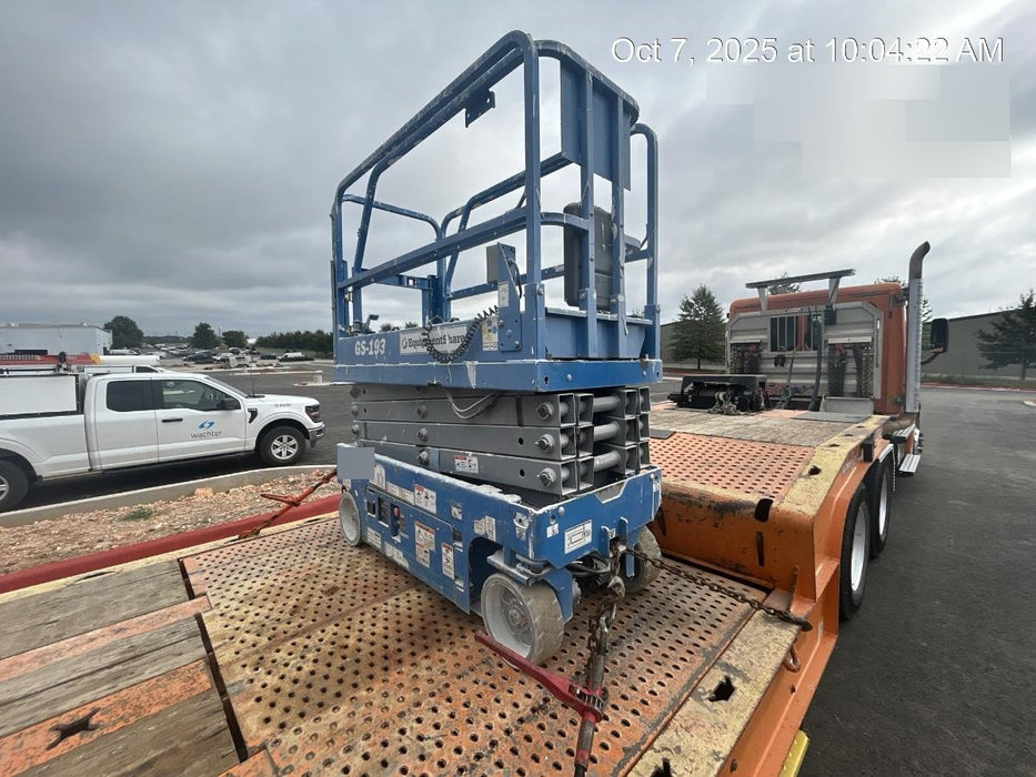 2020 Genie GS-1930 Solid Non Marking Tires, Beacon, Folding rails with half height swing gate