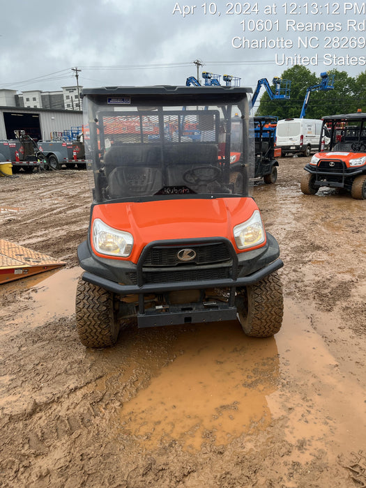2021 Kubota RTV-X1140W-H Plastic Canopy, Windshield Acrylic Clear, LED Strobe Light, Wire Harness Kit, Back up Alarm