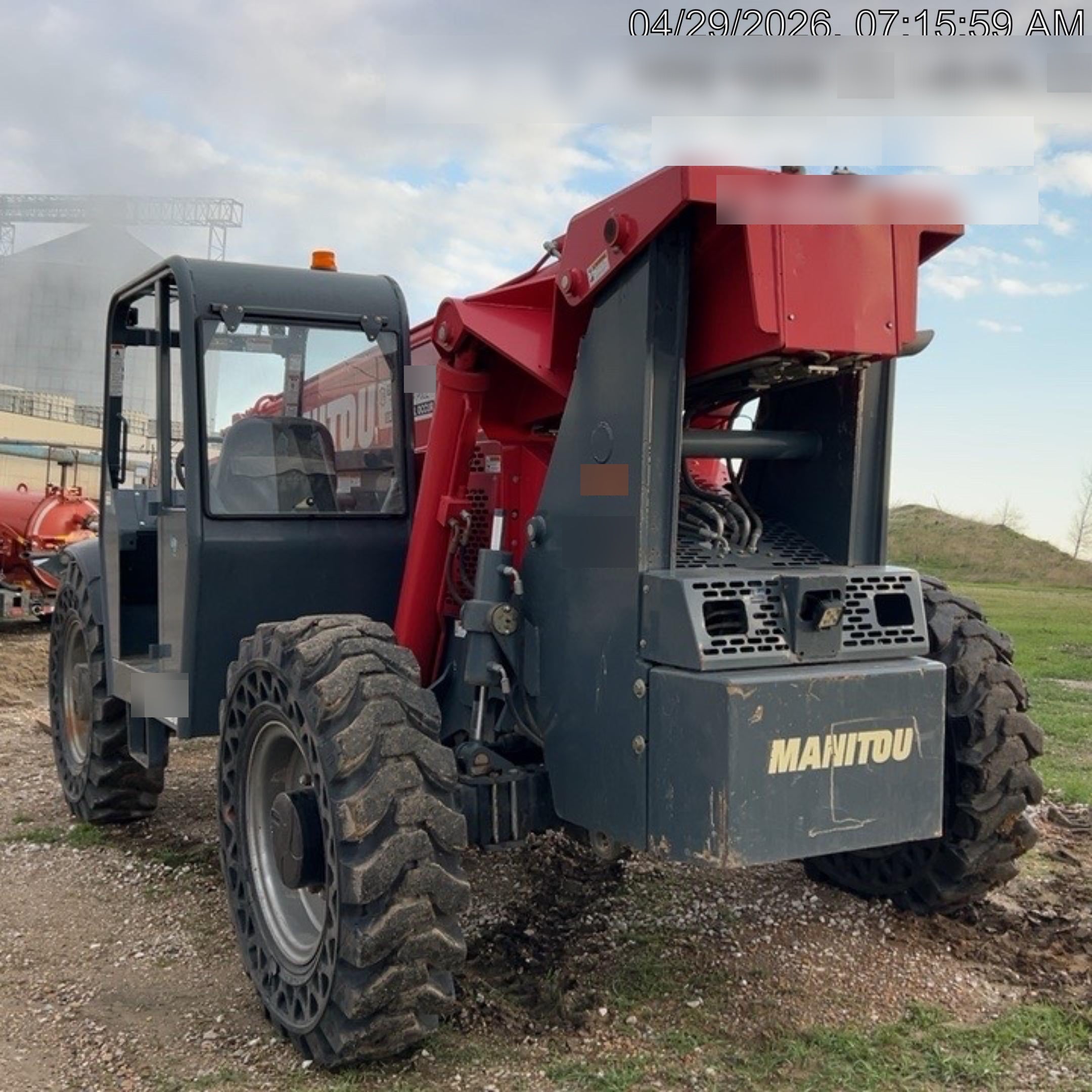 2018 Manitou MTA10055 Manitou MTA10055 - Canopy, Worklights, Beacon, 66" Carriage, 60" Forks, Solid Tires, Aux Hydraulics