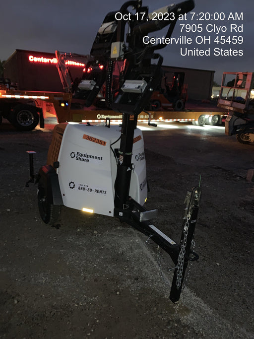 2023 Generac MLT2 Diesel, Flex Switch 120V Input, Powerzone Controller, 
(4) 320W LED Lights, 4kW Generator, 39.9 Gal Fuel Tank, 2" Ball, T3