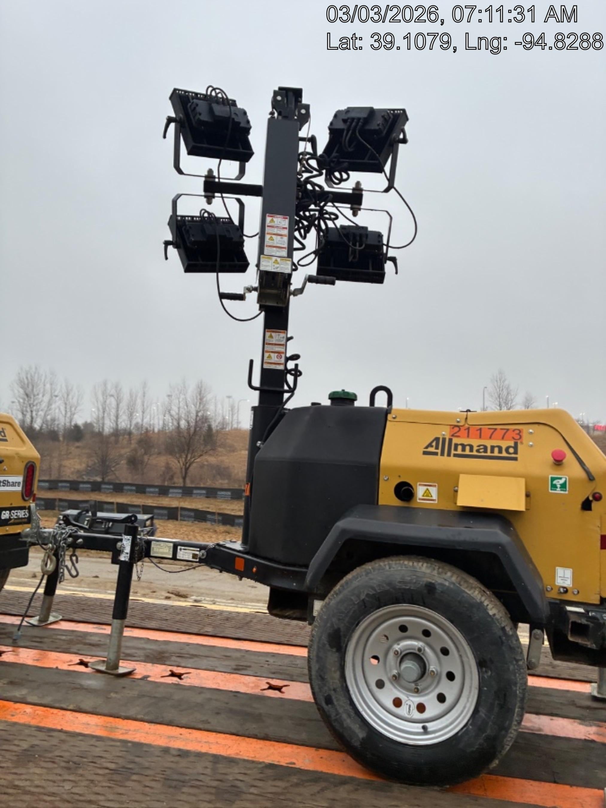 2024 Wanco WLTT-4MM4K Diesel, Deep Sea Controller, Shore Power Plug, Auto Start, (4) 350W LED Floodlights, 4kW Generator, 60 Gal Fuel Tank, 2" Ball, T3