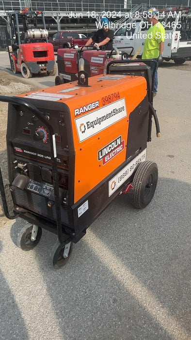 2024 Lincoln Electric Ranger 305 LPG Ranger 305 LPG, Undercarriage, Tank Holder & Strap, 10kw AC Gen, 25hp Kohler LPG Eng