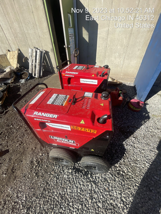 2023 Lincoln Electric Ranger 260MPX K3458-1 Ranger Gasoline Engine Driven Welder (Kohler)