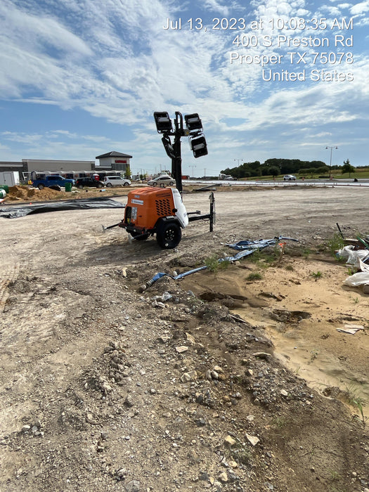2023 Generac MLT2 Diesel, Flex Switch 120V Input, Powerzone Controller, (4) 320W LED Lights, 4kW Generator, 39.9 Gal Fuel Tank, 2" Ball, T3