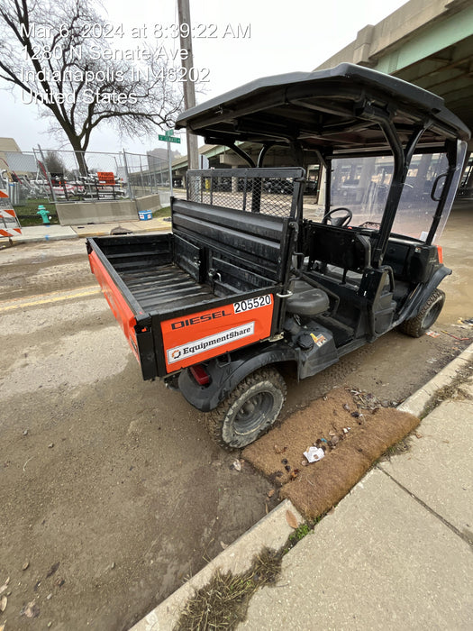 2022 Kubota RTV-X1140W-H Plastic Canopy, Windshield Acrylic Clear, LED Strobe Light, Wire Harness Kit, Back up Alarm