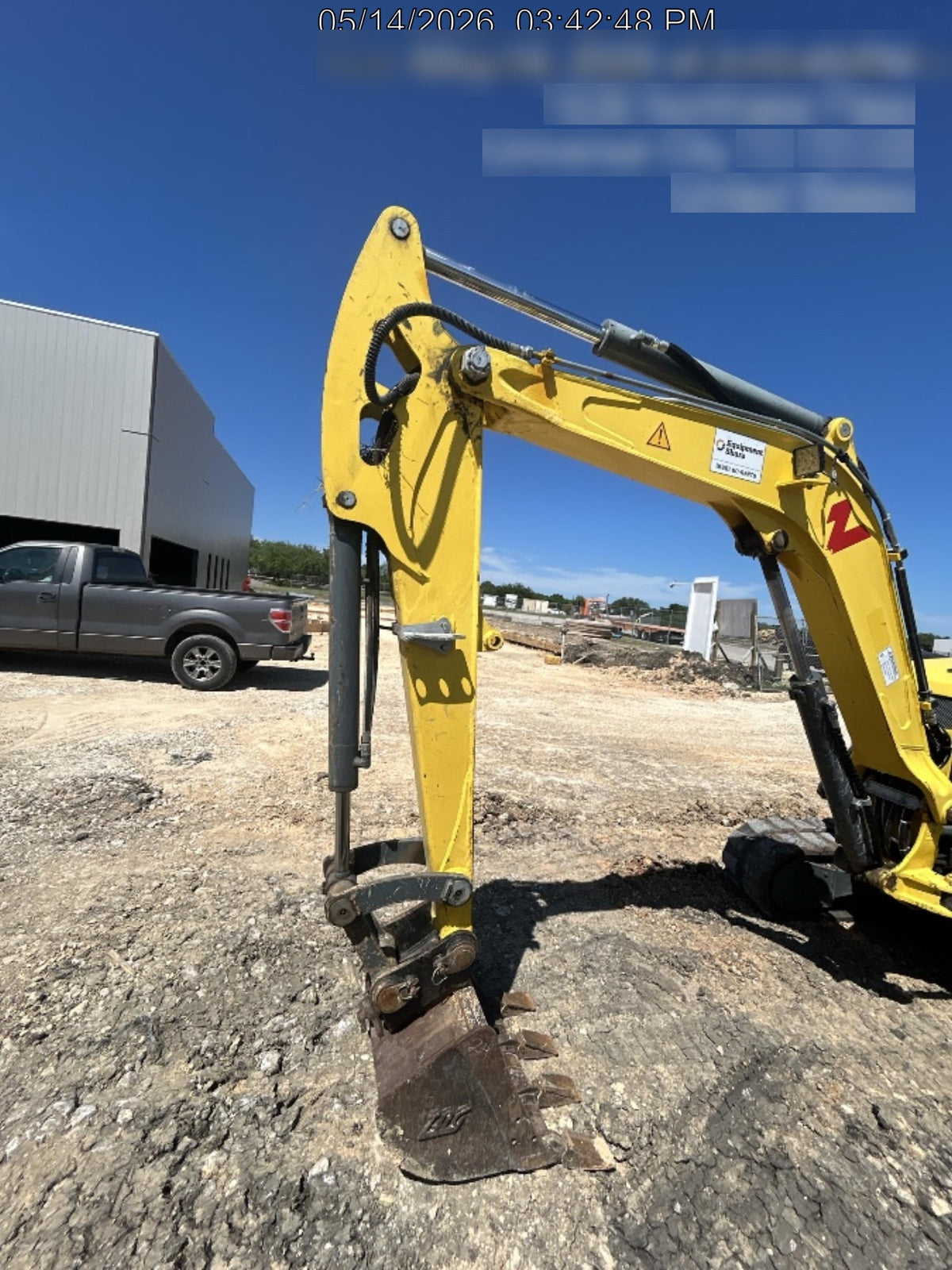 2020 Wacker Neuson EZ53 MX,TRK,LGD,CNPY,PC w/QC Coupler, 12"/18"/24" HD Buckets