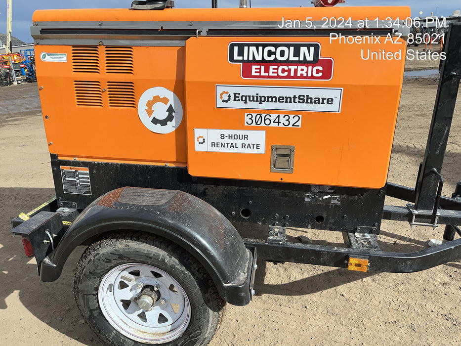 2023 Lincoln Electric LE400 Kubota V1505, Trlr, Cable Rack, Light Kit, ES Decals, T3