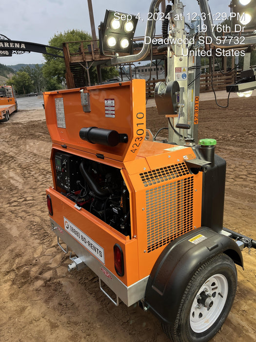 2024 Wanco WLTT-4MM4K Diesel, Deep Sea Controller, Shore Power Plug, Auto Start, (4) 350W LED Floodlights, 4kW Generator, 60 Gal Fuel Tank, 2" Ball, T3