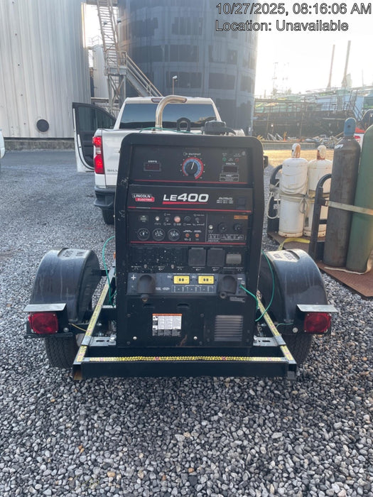 2024 Lincoln Electric LE400 Kubota V1505, Trlr, Cable Rack, Light Kit, ES Decals, T3