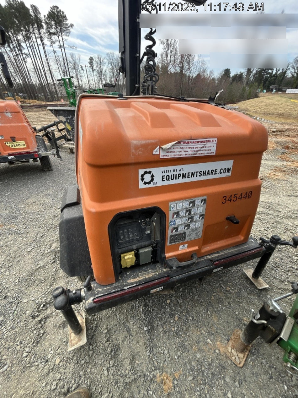 2023 Generac MLT2 Diesel, Flex Switch 120V Input, Powerzone Controller, (4) 320W LED Lights, 4kW Generator, 39.9 Gal Fuel Tank, 2" Ball, T3