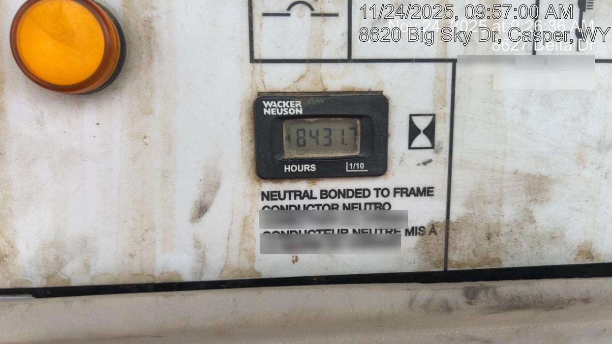 Wacker Neuson LTV6K-MH Wacker Neuson LTV6K Mobile Light Tower w/Fuel Level Sensor Installed