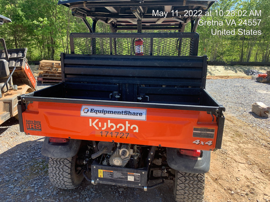 2021 Kubota RTV-X1140W-H Plastic Canopy, Windshield Acrylic Clear, LED Strobe Light, Wire Harness Kit, Back up Alarm