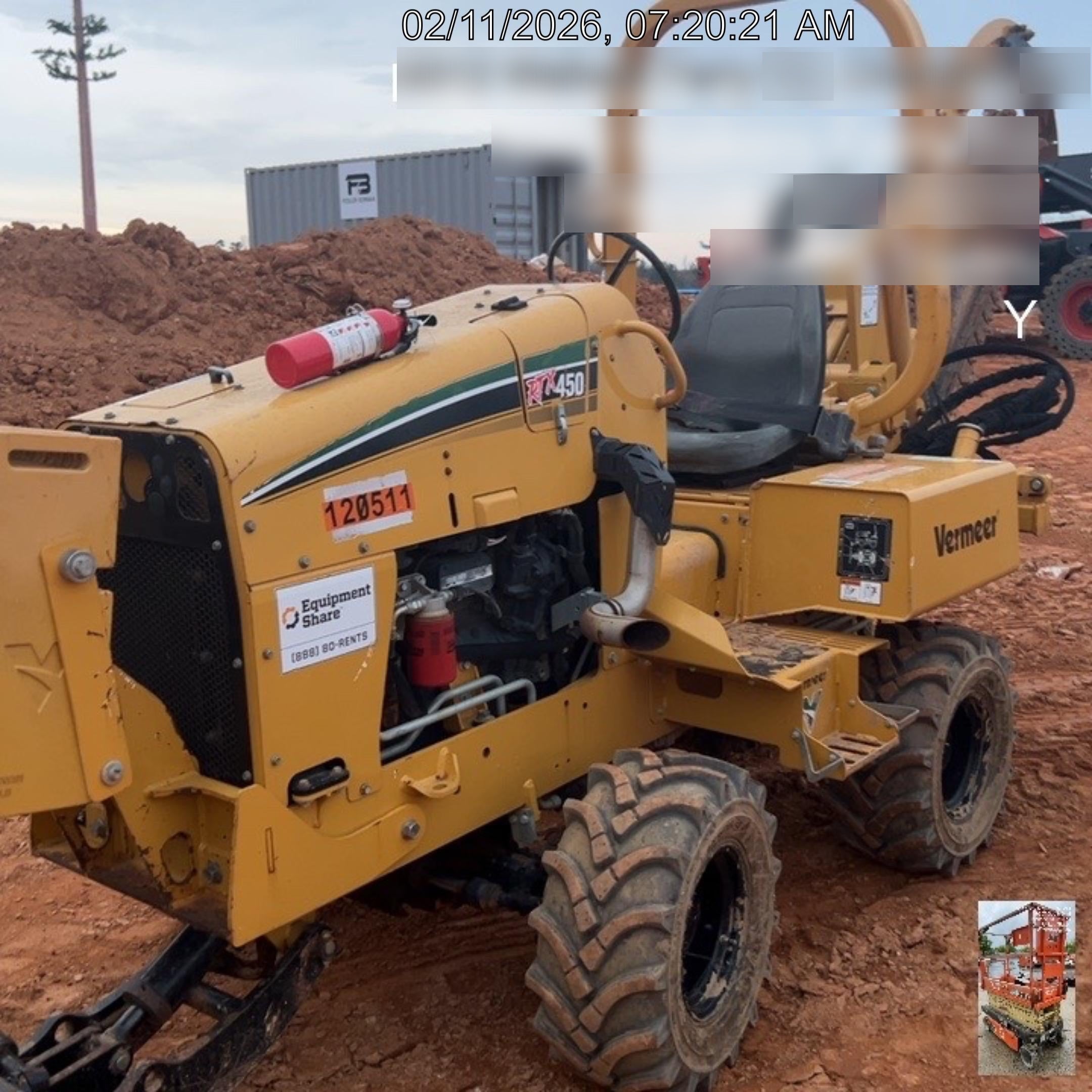 2020 VERMEER RTX450