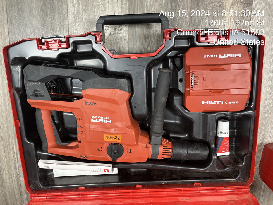 2023 HILTI TE 60-22