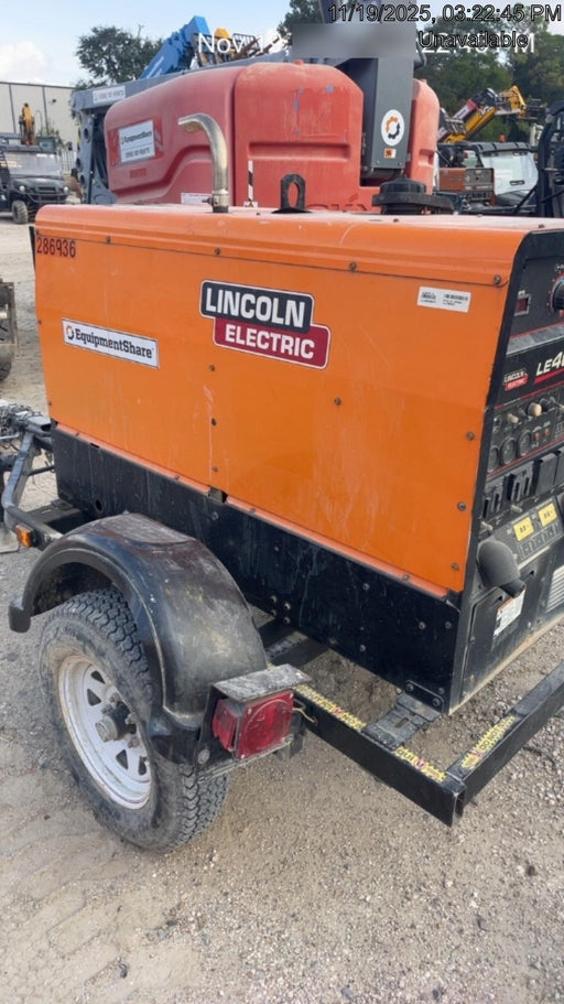 2022 Lincoln Electric LE400 Kubota V1505, Trlr, Cable Rack, Light Kit, ES Decals, T3
