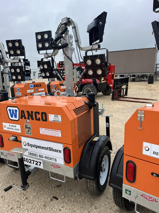 2024 Wanco WLTT-4MM4K Diesel, Deep Sea Controller, Shore Power Plug, Auto Start, (4) 350W LED Floodlights, 4kW Generator, 60 Gal Fuel Tank, 2" Ball, T3