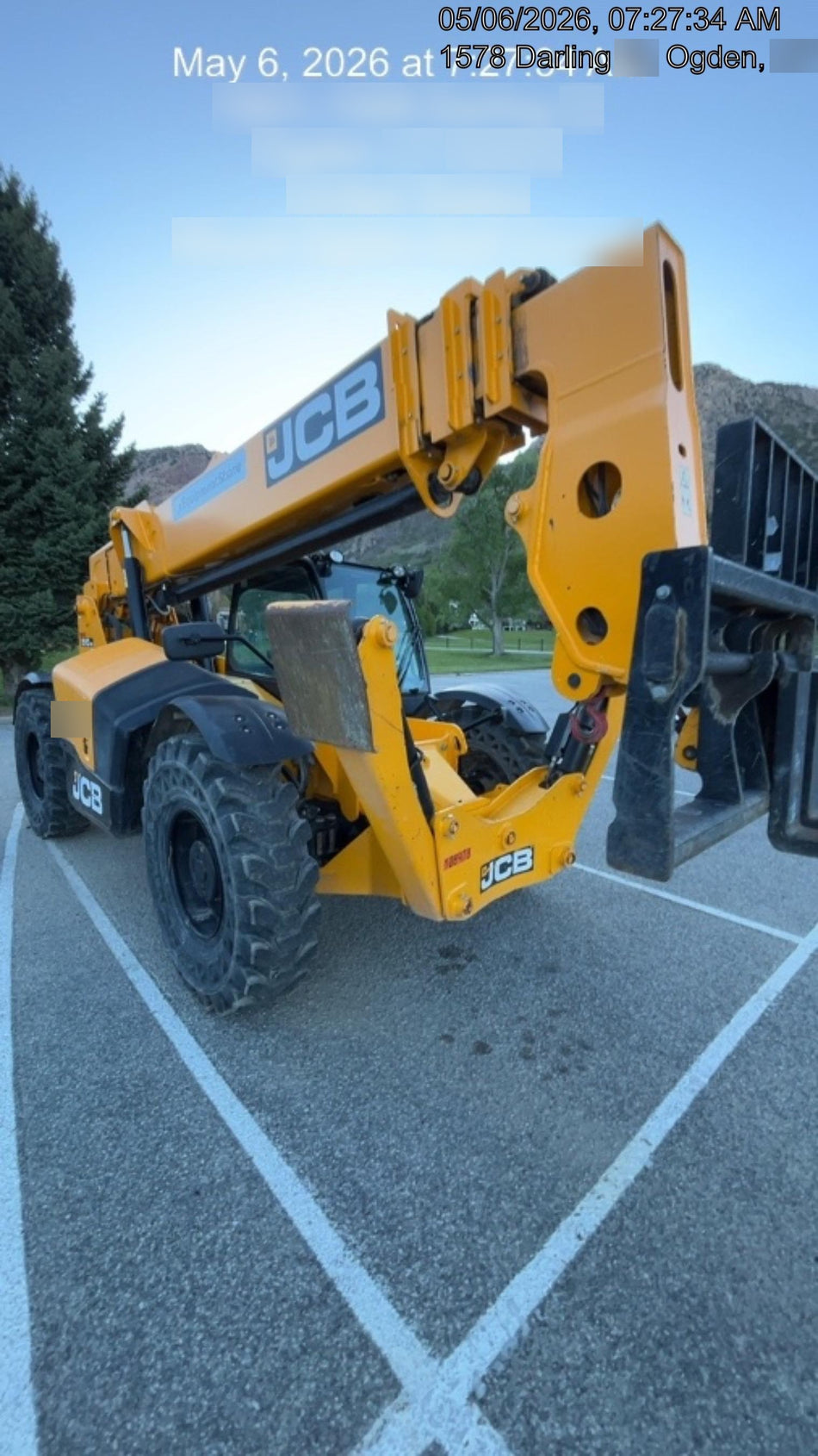 2020 JCB 510-56 Cab/Heat/Air, Solid Tires, Work Lights, Beacon, Aux Hydraulics, Back up Alarm, Lifting Eye, ES Decals