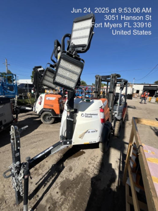 2023 Generac MLT2 Diesel, Flex Switch 120V Input, Powerzone Controller, 
(4) 320W LED Lights, 4kW Generator, 39.9 Gal Fuel Tank, 2" Ball, T3