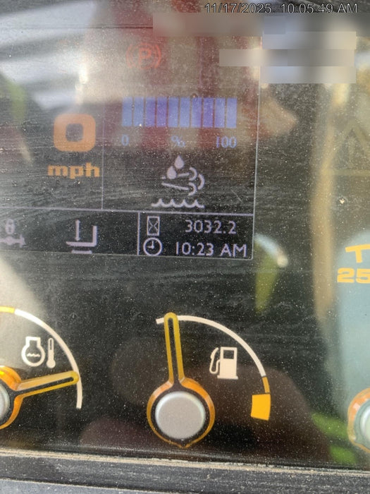 2019 JCB 512-56 109 HP w/Open ROPS, Beacon, Aux Hydraulics, Worklights, Solid Tires w/60" Carriage/Forks