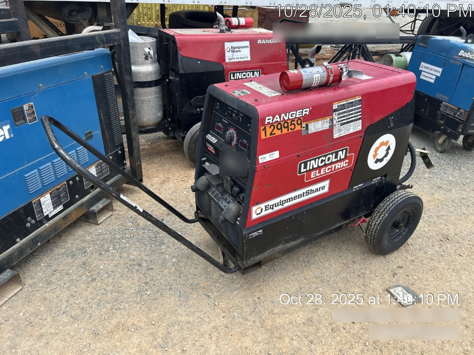 2021 Lincoln Electric Ranger 305 LPG K3430-1, Ranger 305 LPG, Undercarriage, Tank Holder & Strap, 10kw AC Gen, 25hp Kohler LPG Eng