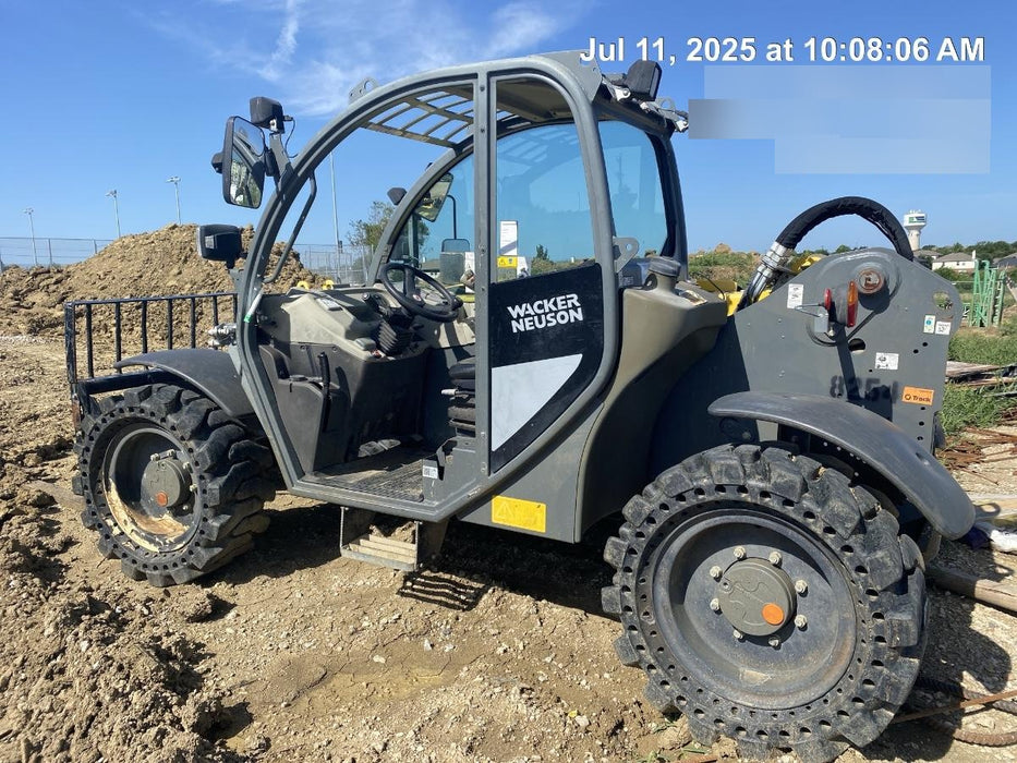 2018 Wacker Neuson TH627 Wacker Neuson TH627 Telehandler w/Canopy, Solid Tires, 48" Carriage and Forks