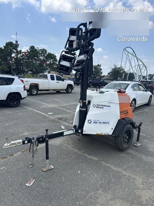 2023 Generac MLT2 Diesel, Flex Switch 120V Input, Powerzone Controller, 
(4) 320W LED Lights, 4kW Generator, 39.9 Gal Fuel Tank, 2" Ball, T3