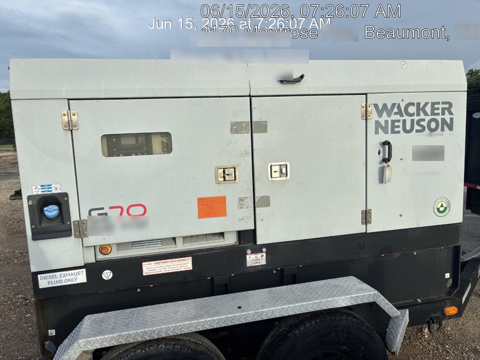 2018 WACKER NEUSON G70