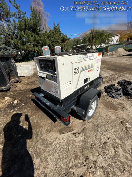 2020 Multiquip DLW400ESA4 400 amp Welder, 14kW, 120/240V, T4F Kubota, Trailer