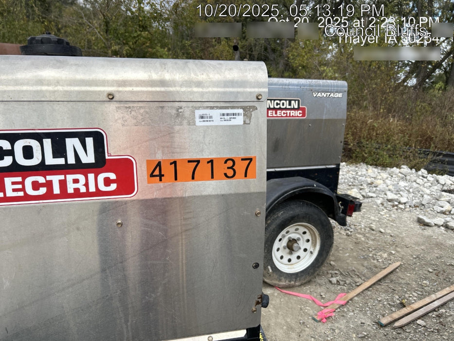 2024 Lincoln Electric LE400 Kubota V1505, Trlr, Cable Rack, Light Kit, ES Decals, T3